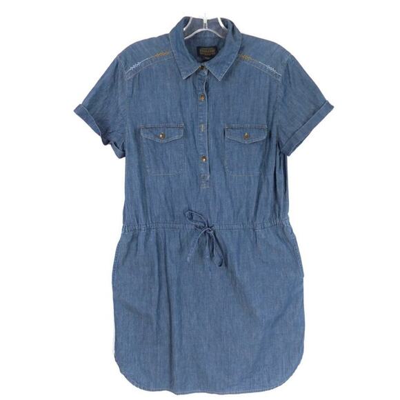 Pendleton Women's Chambray Dress - Size S $169 - Picture 2 of 4
